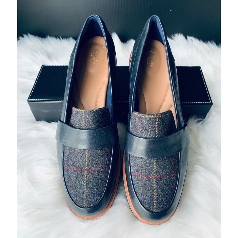 CLARKS Teadale Elsa Loafers Sz9.5 women - Picture 4 of 12